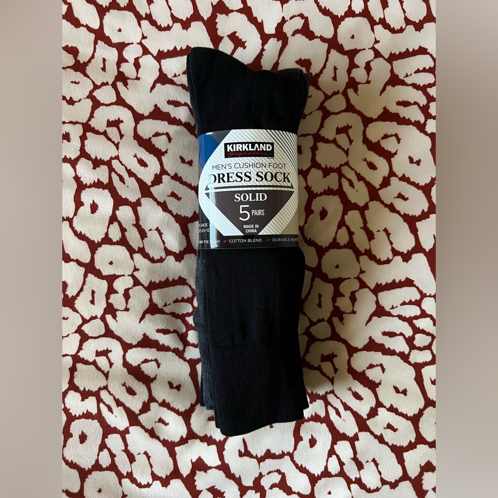 Kirkland Signature Dress Socks 5 Pairs